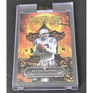 2025 Halloween Peyton Manning 2/2 Indianapolis Colts Haunted Hits